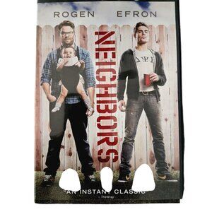 Neighbors DVD Starring Seth Rogen & Zac Efron Comedy Movie With Bonus Features